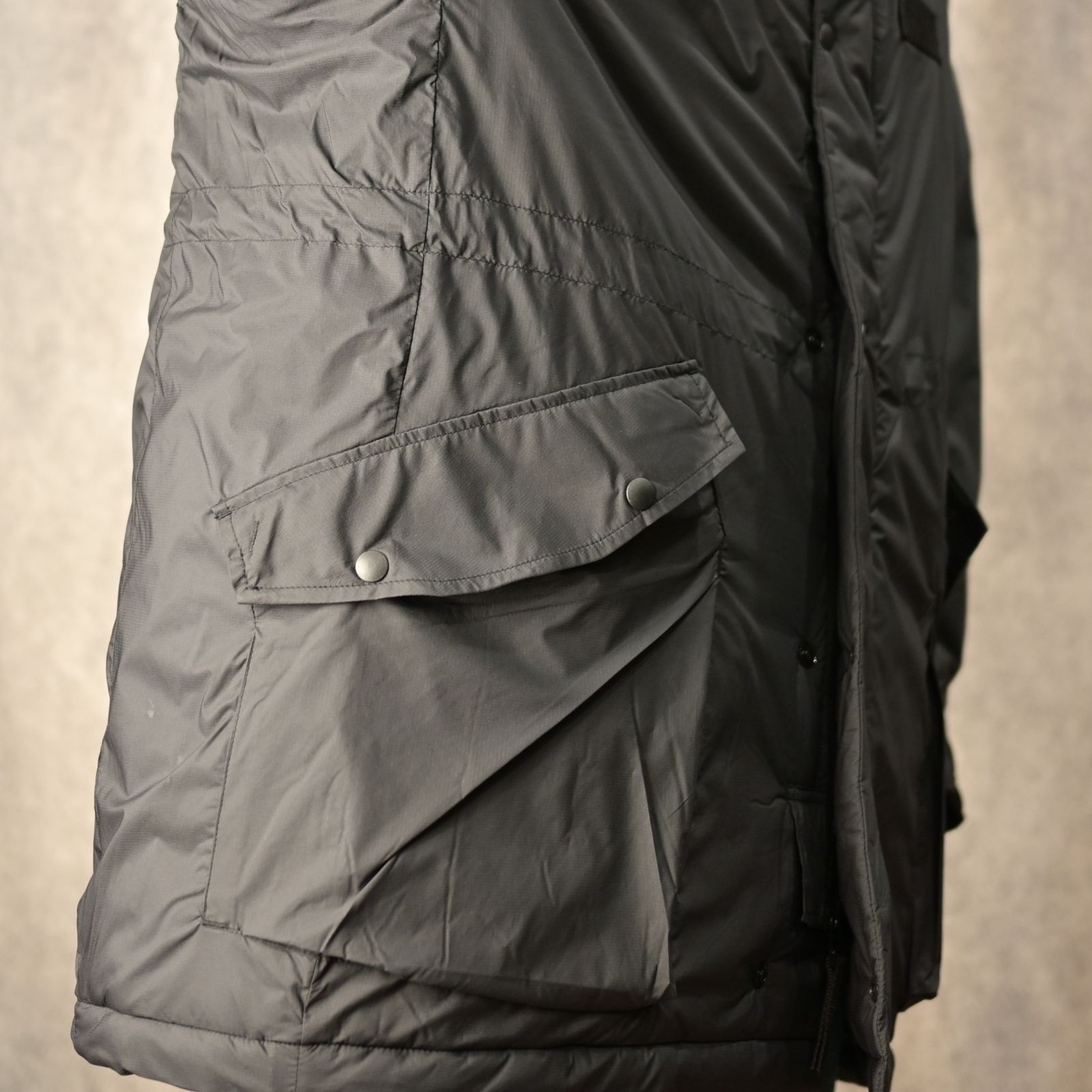 HOODIE COAT (BLACK) -  フーディー コート （ブラック） 9242-CO01-001