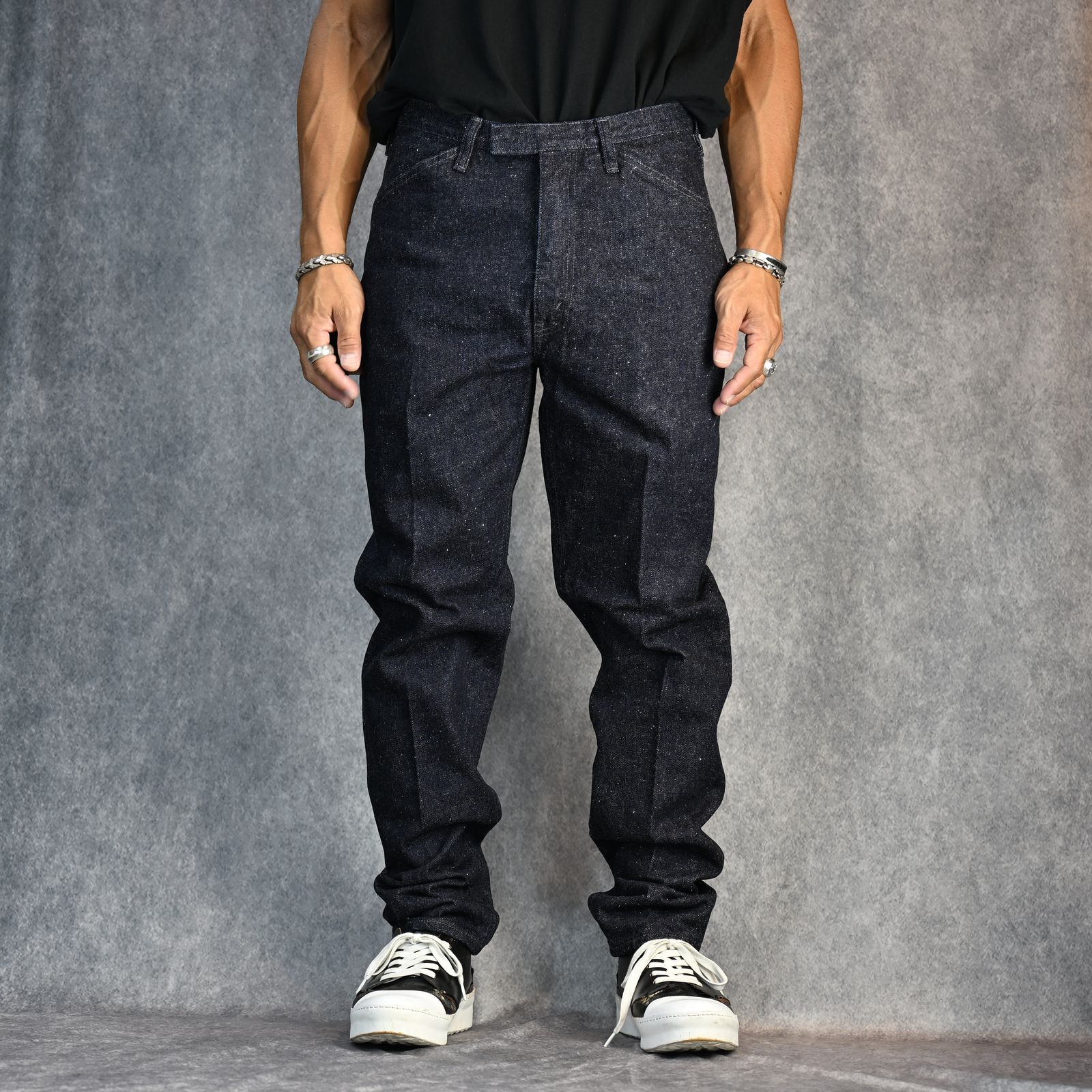 デニム・ジーパン MCQUEEN Denim pants McQUEEN ベルボトム フレアー ラッパ ジーンズ デニム サイズM