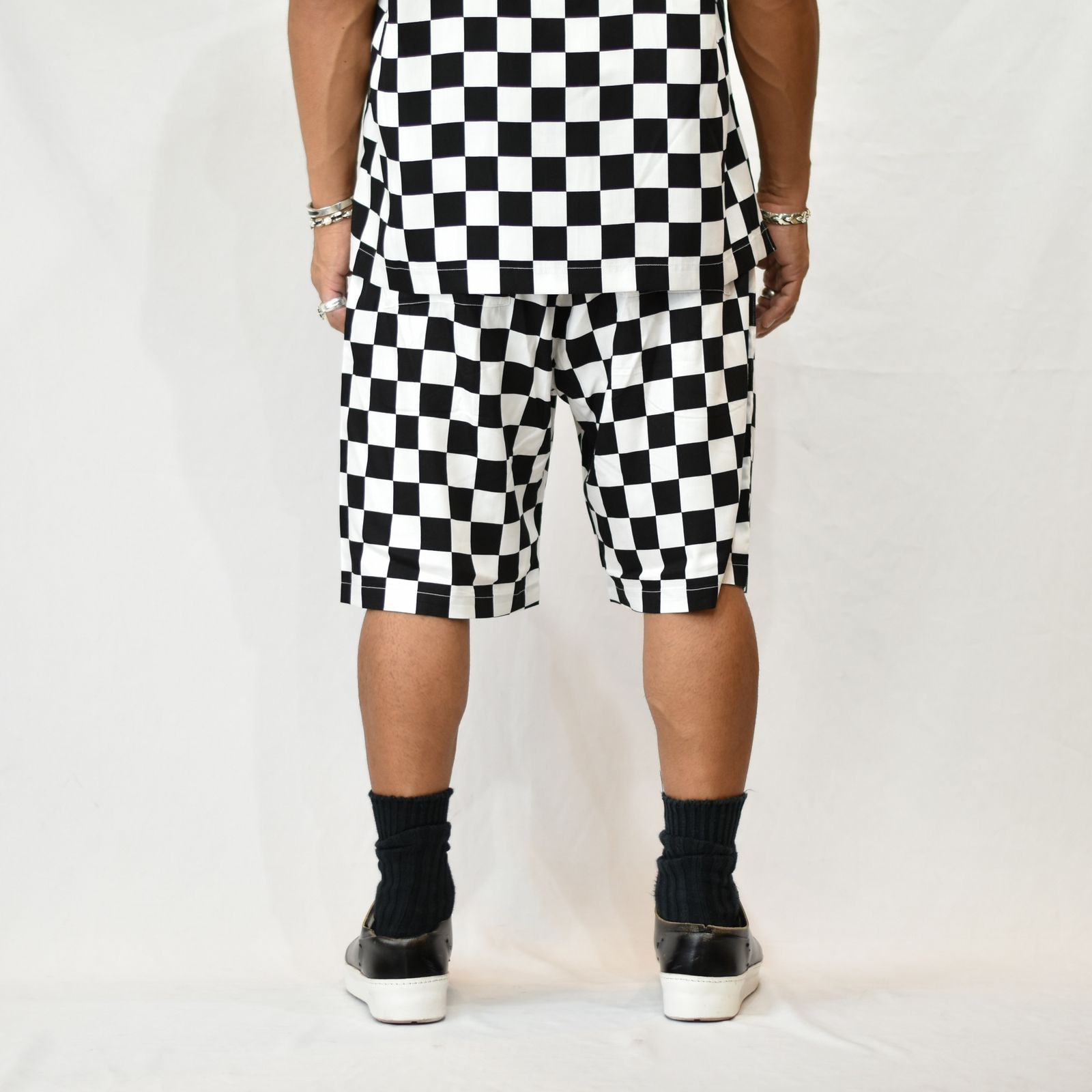 CU.Denim Checker flag Surf Shorts (WPT)