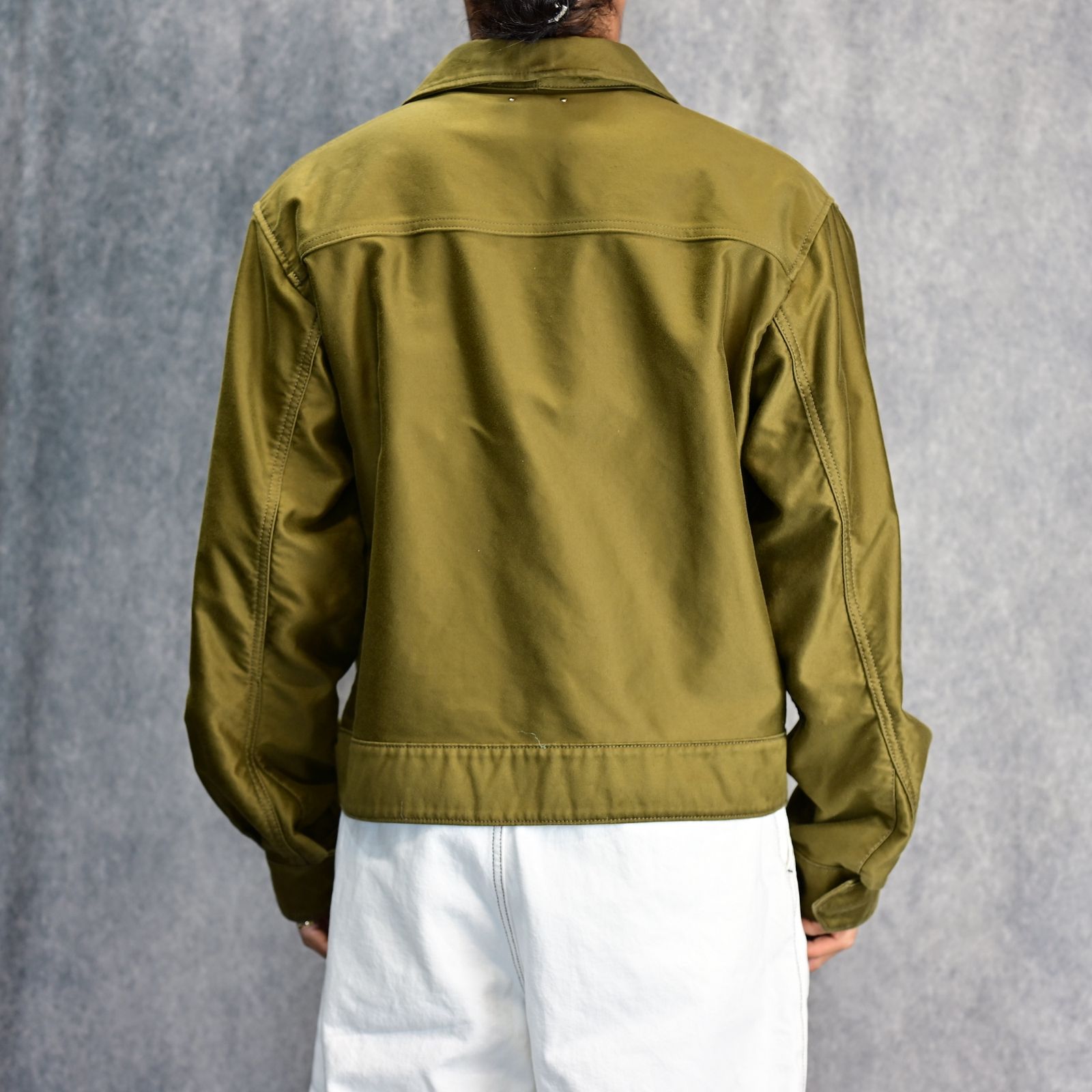 Moleskin Military Short JKT （KHA） / モールスキン ショート ジャケット  （カーキ）