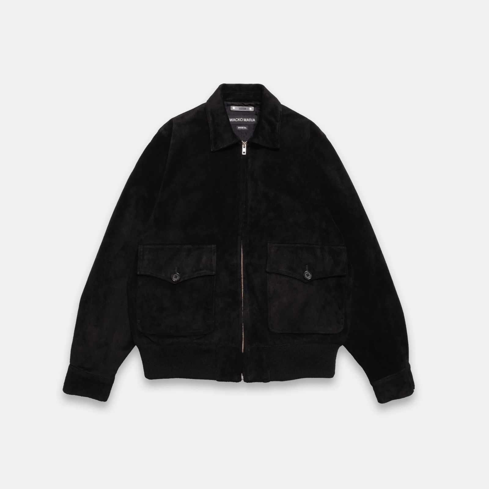 MINEDENIM｜STIE-lo｜WACKO MARIA｜SUEDE LEATHER JACKET （BLK）｜スエード レザージャケット｜MDSL-WM-BL01