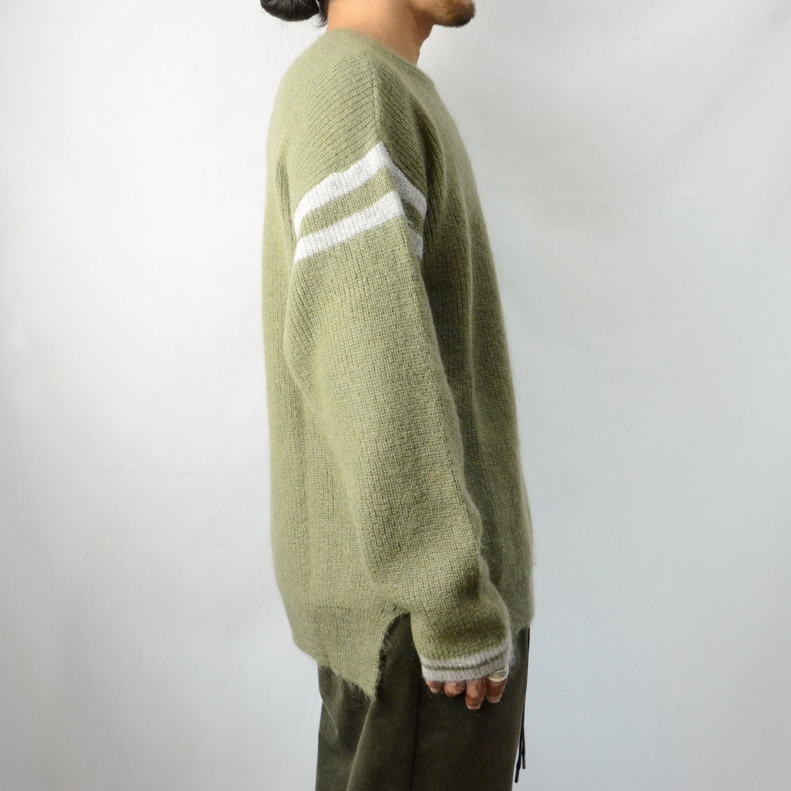 モヘア プルオーバーニット （GREEN）