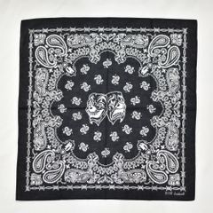 COTTON BANDANA '2FACE (BK)