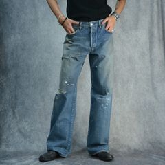 W.Straight 5pocket （USS） / ワイド ストレート デニムパンツ （ユーズド）