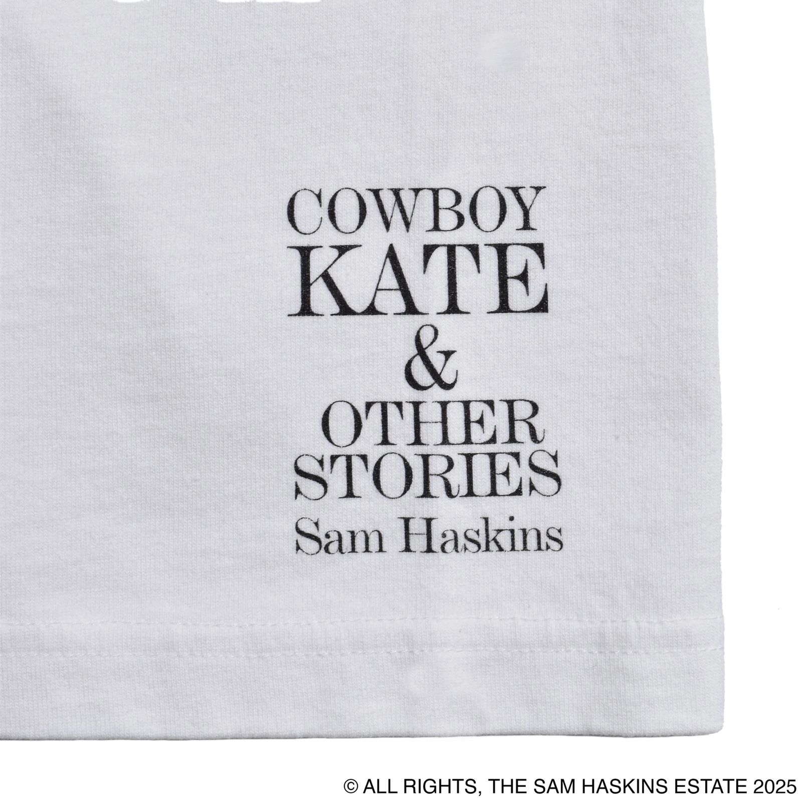 Sam Haskins×Stie-lo “holster Tee （WHT）｜サム・ハスキンス×スティーロ ホルスター プリントTシャツ｜25MND-STL006