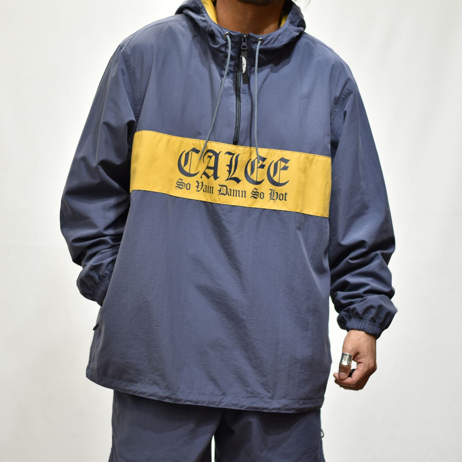 calee logo anorak parka-