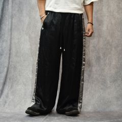SATIN SOUVENIR TROUSERS (BK)｜スーベニアパンツ・スカパンツ｜PD25AP01