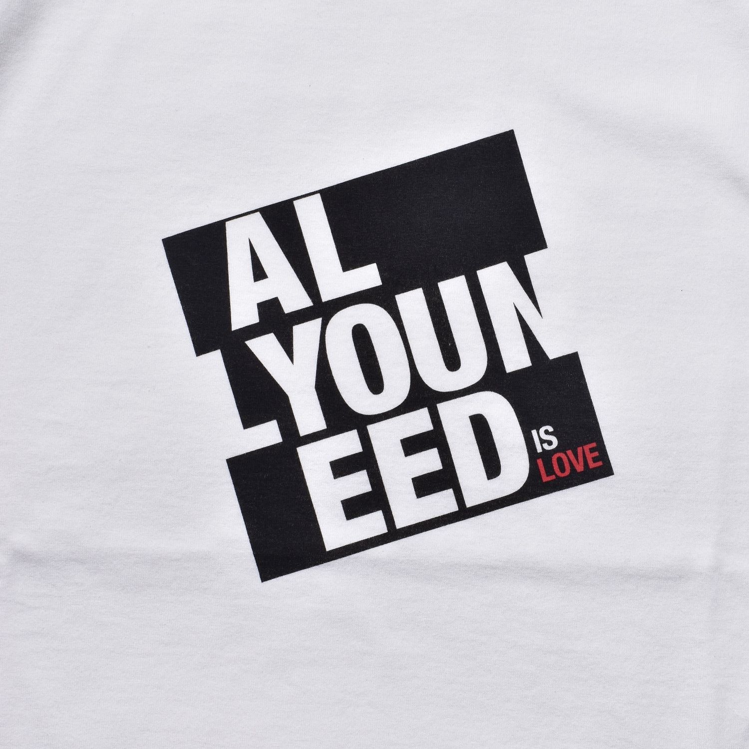 All You Need is Love Tee （WHT） ｜プリントTシャツ (ホワイト)｜2604-4004