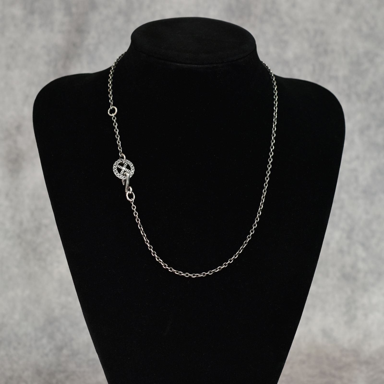 × D.O.D SILVER SNAKE WHEEL NECKLACE ＜EXCLUSIVE＞ (SILVER)｜× ディーオーディー スネーク ホイール型 ネックレス｜CL-25AW004JW EX