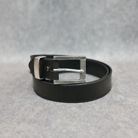 GUIDIカーフ 白鞣し35㎜ ベルト (BLACK / ブラック) / 889-06