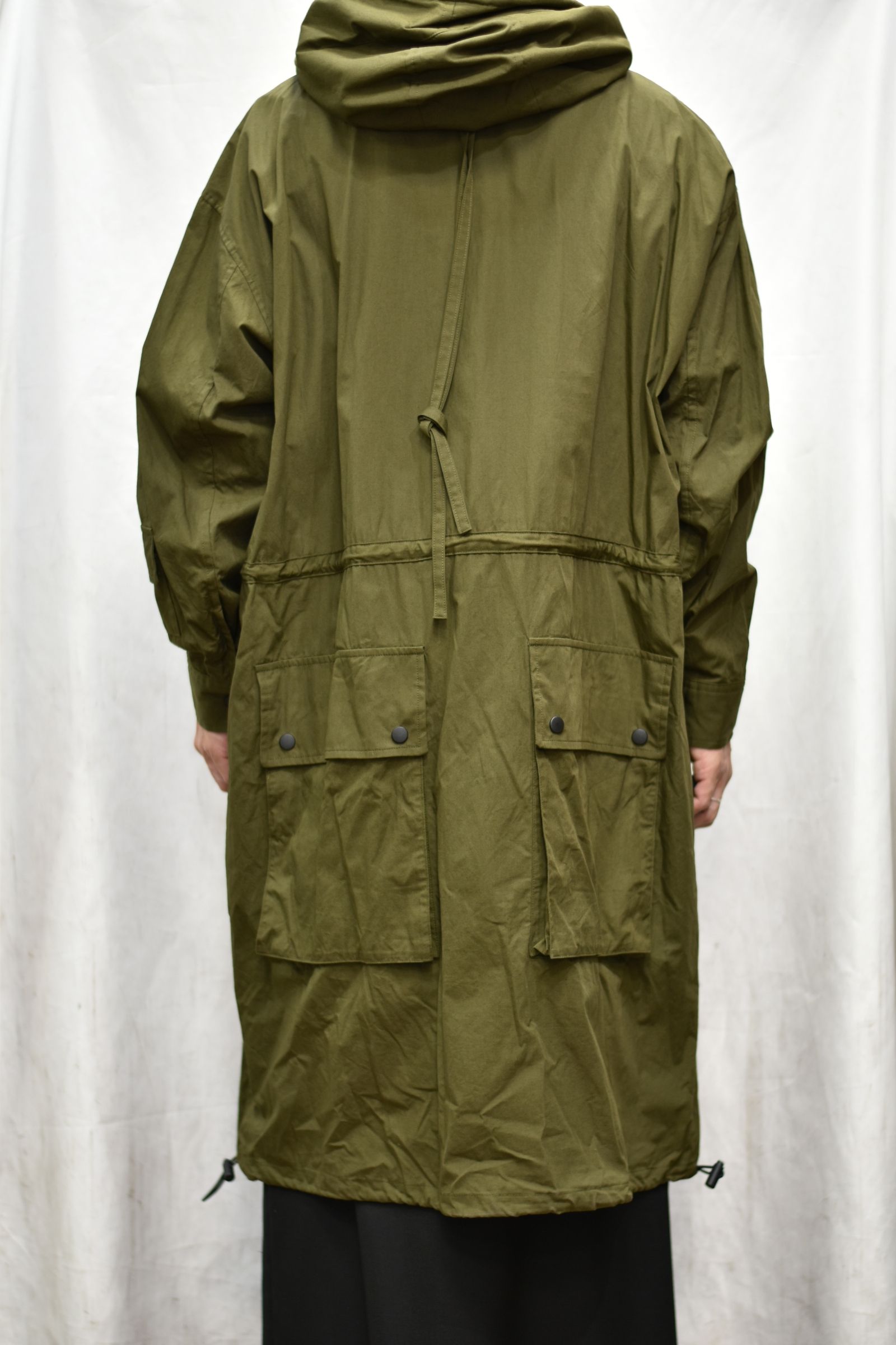 40/2 Cotton Broad Pocket Hood Coat