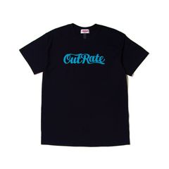 CUTRATE LOGO TEE (BLACK)｜キャット 猫 Tシャツ｜CR-25SS004