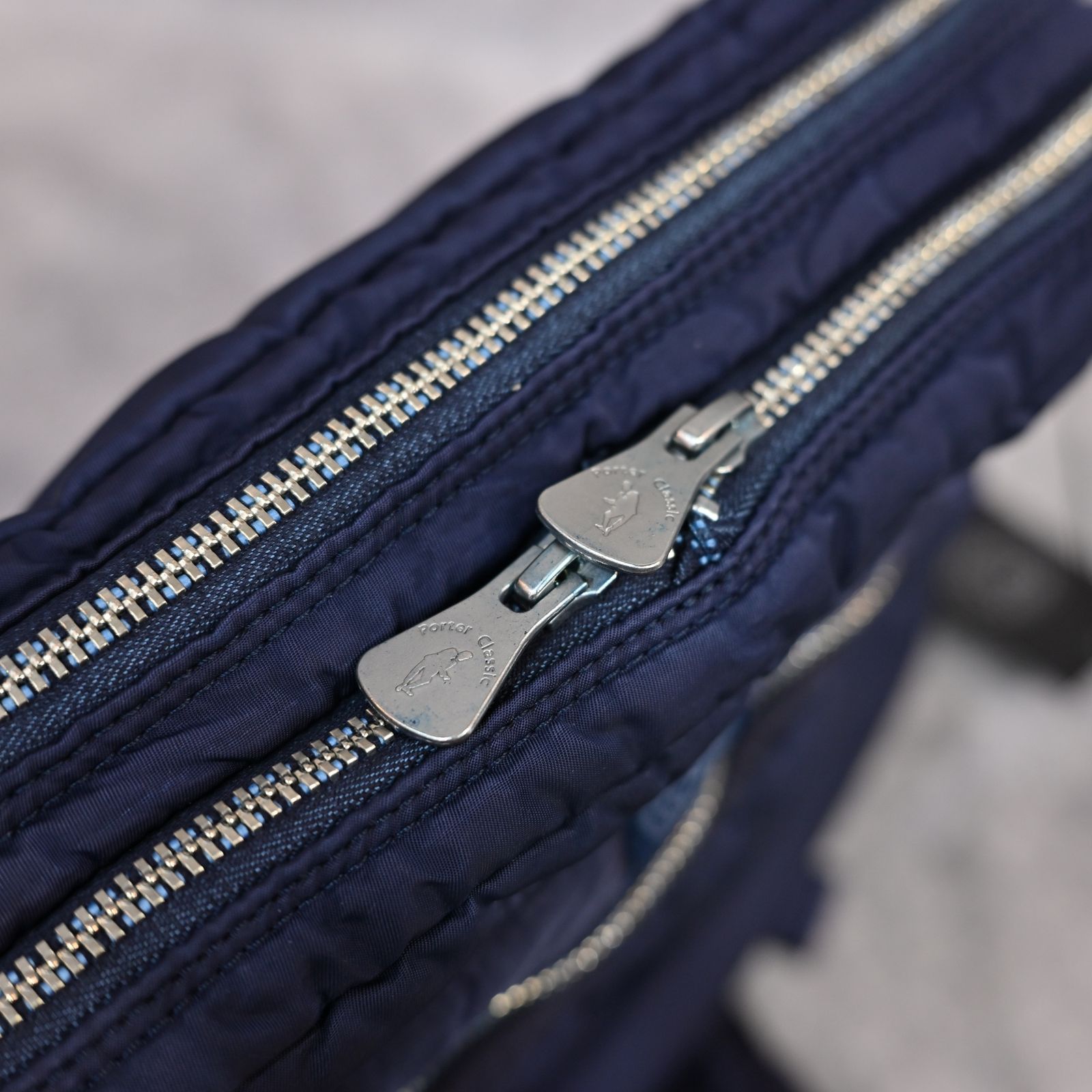 SUPER NYLON SIMPLE SHOULDER BAG (BLUE) / スーパーナイロン ショルダーバッグ （ブルー） PC-015-3075-10