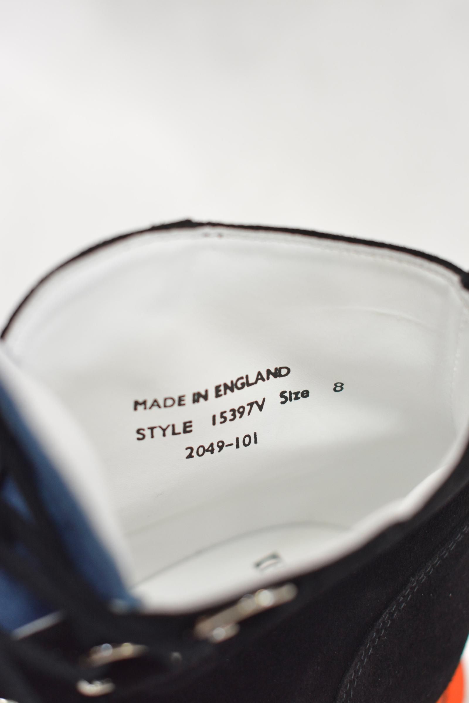 ジョージコックス George Cox Dリングブーツ 13327 311 (BLACK SDE BLUE SDE)