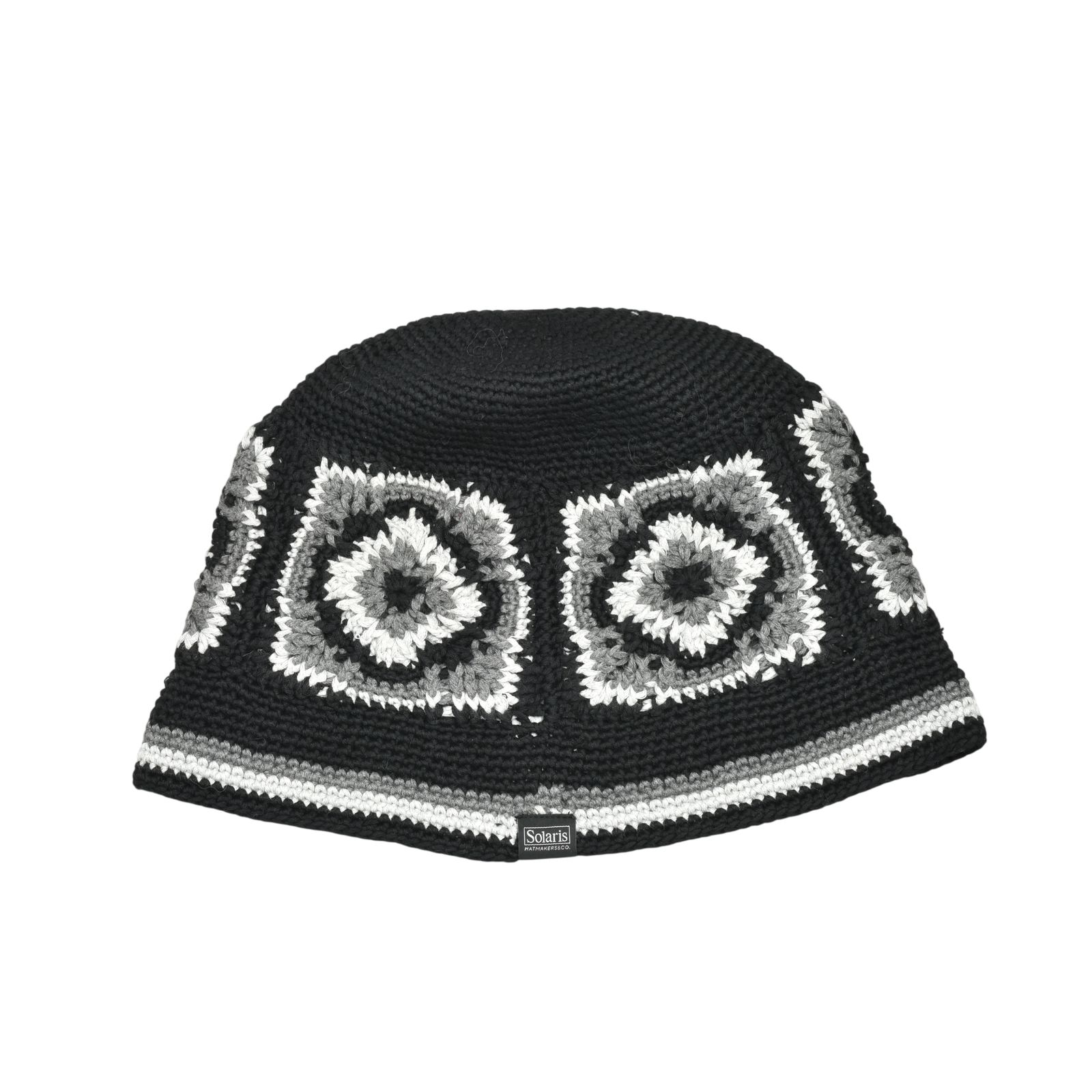 Crochet Hat "SUNBIRD" (BLACK)｜クロシェハット｜X01001