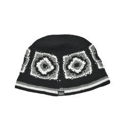 Crochet Hat "SUNBIRD" (BLACK)｜クロシェハット｜X01001