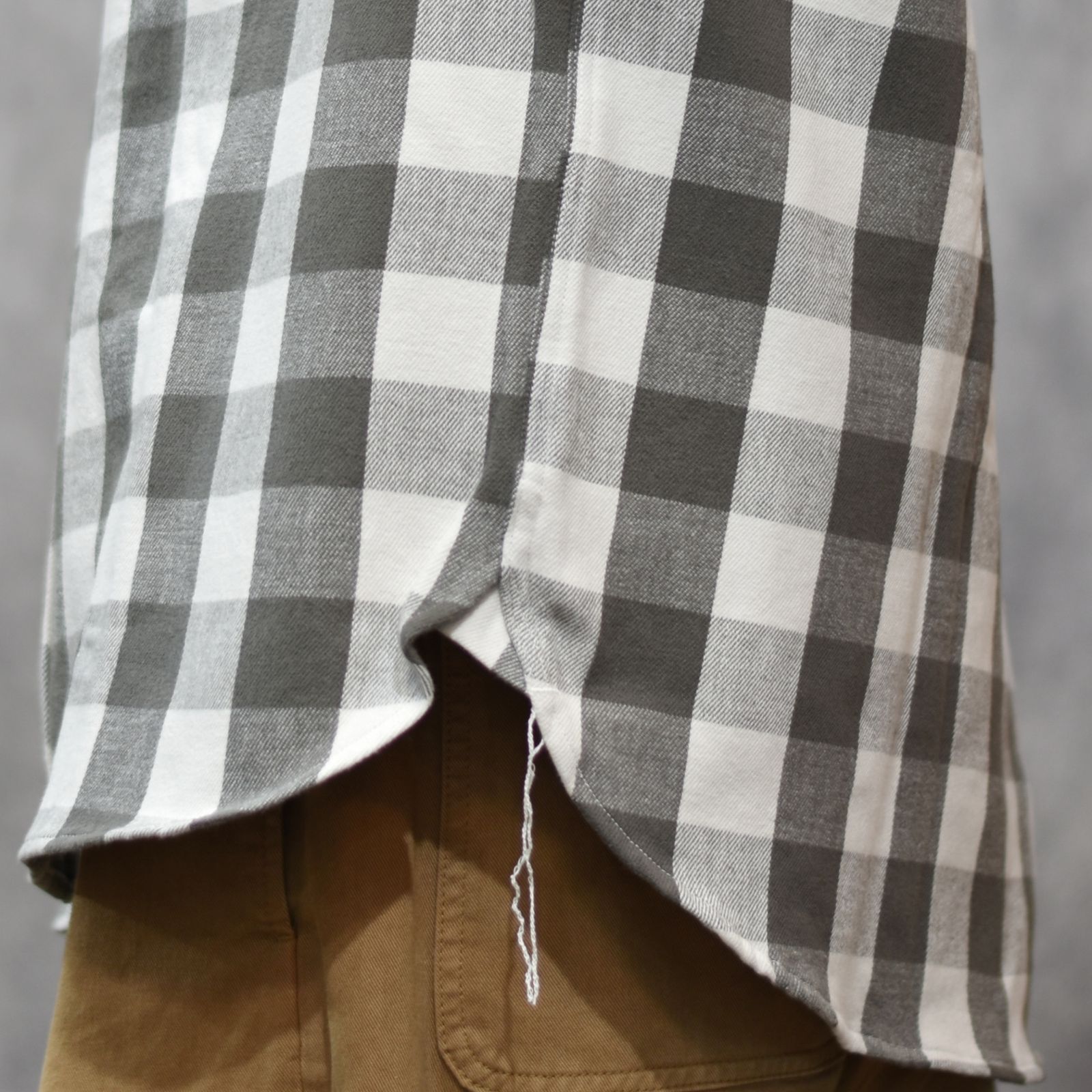 VINTAGE TYPE BLOCK CHECK SH (BLACK / WHITE)｜ブロックチェックシャツ｜CL-26SS006