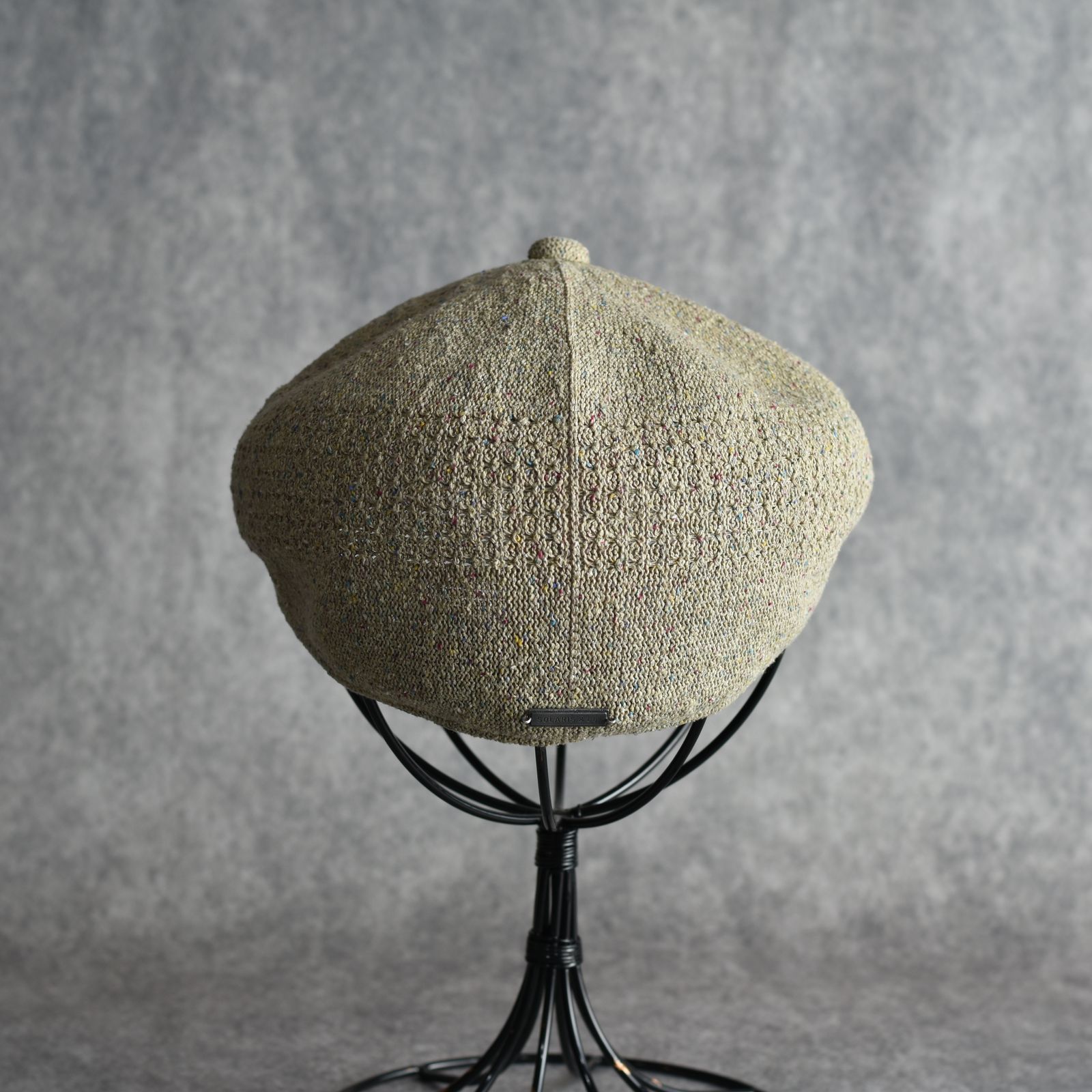 Silk Hunting Cap "GENTLEMAN" (BEIGE) / シルク ハンチング帽