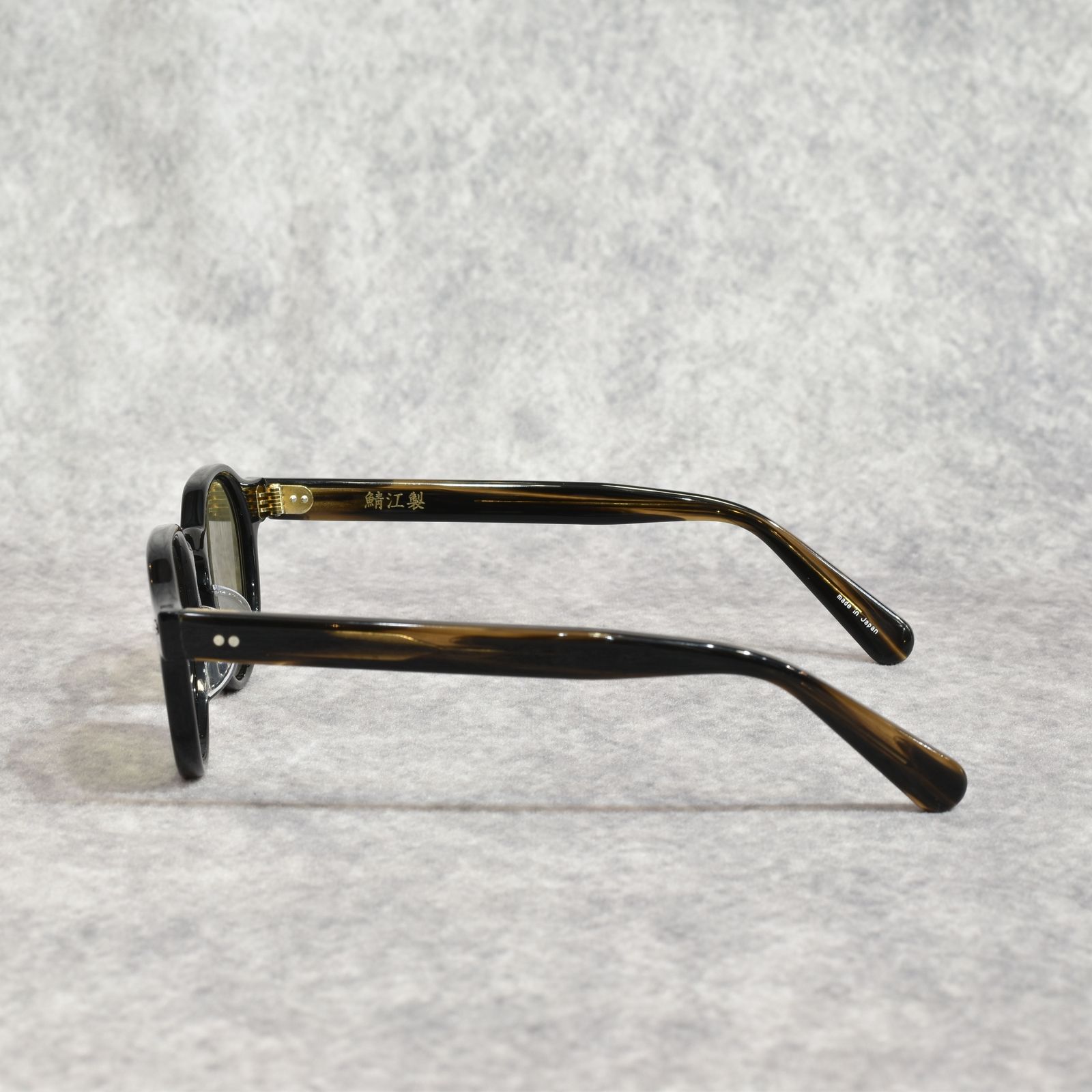 BOSTON TYPE GLASSES (BLACK DEMI / KHAKI)｜ボストン サングラス｜CL-26SS003G