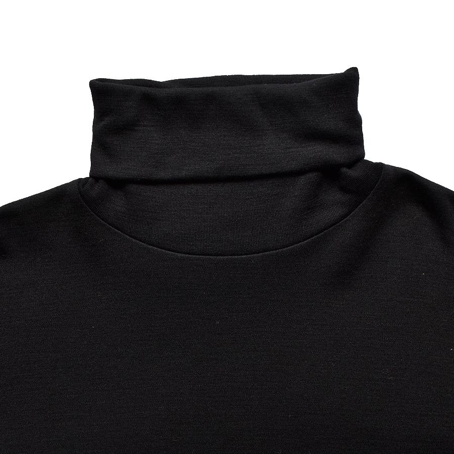 Wool Turtleneck L/S （BLK） /  ウールタートルネック （ブラック）