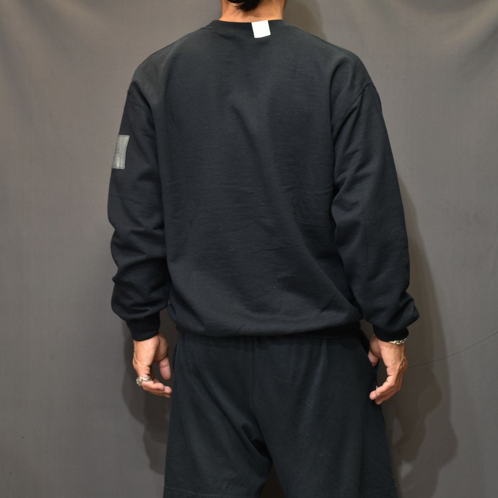 CREWNECK SWEARTSHIRT （BLACK） 裏毛トレーナー