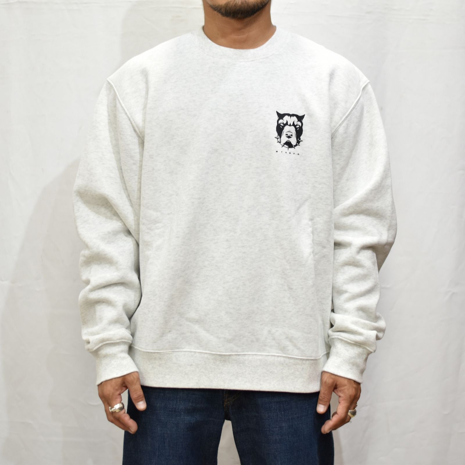 Baxter Crew Neck (Oatmeal Heather Gray)