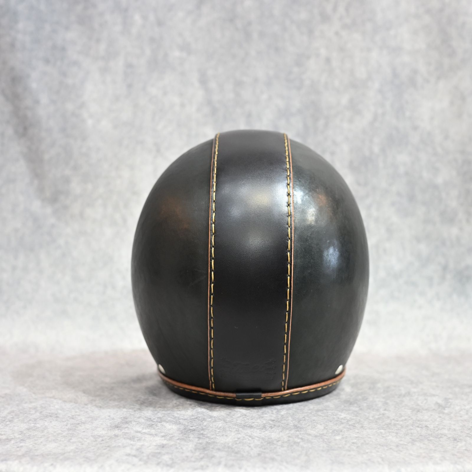 × TT＆Co. ジェットヘルメット （BLACK×BROWN）｜500-TX-BA-TYPE-1