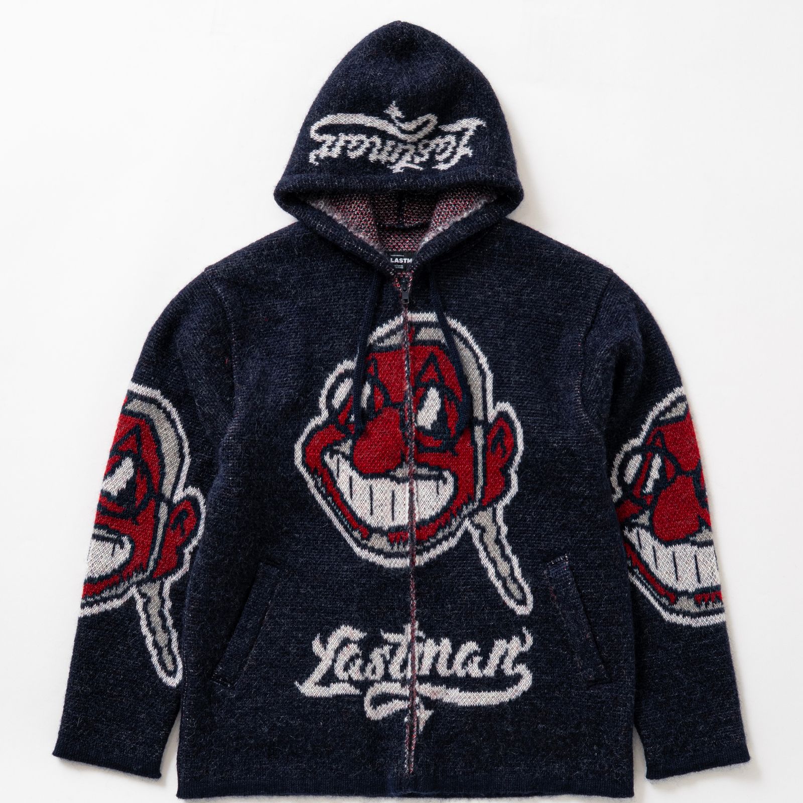 LM Mohair Parka （NAVY / ネイビー） モヘアニット パーカー｜SAN-A-016N