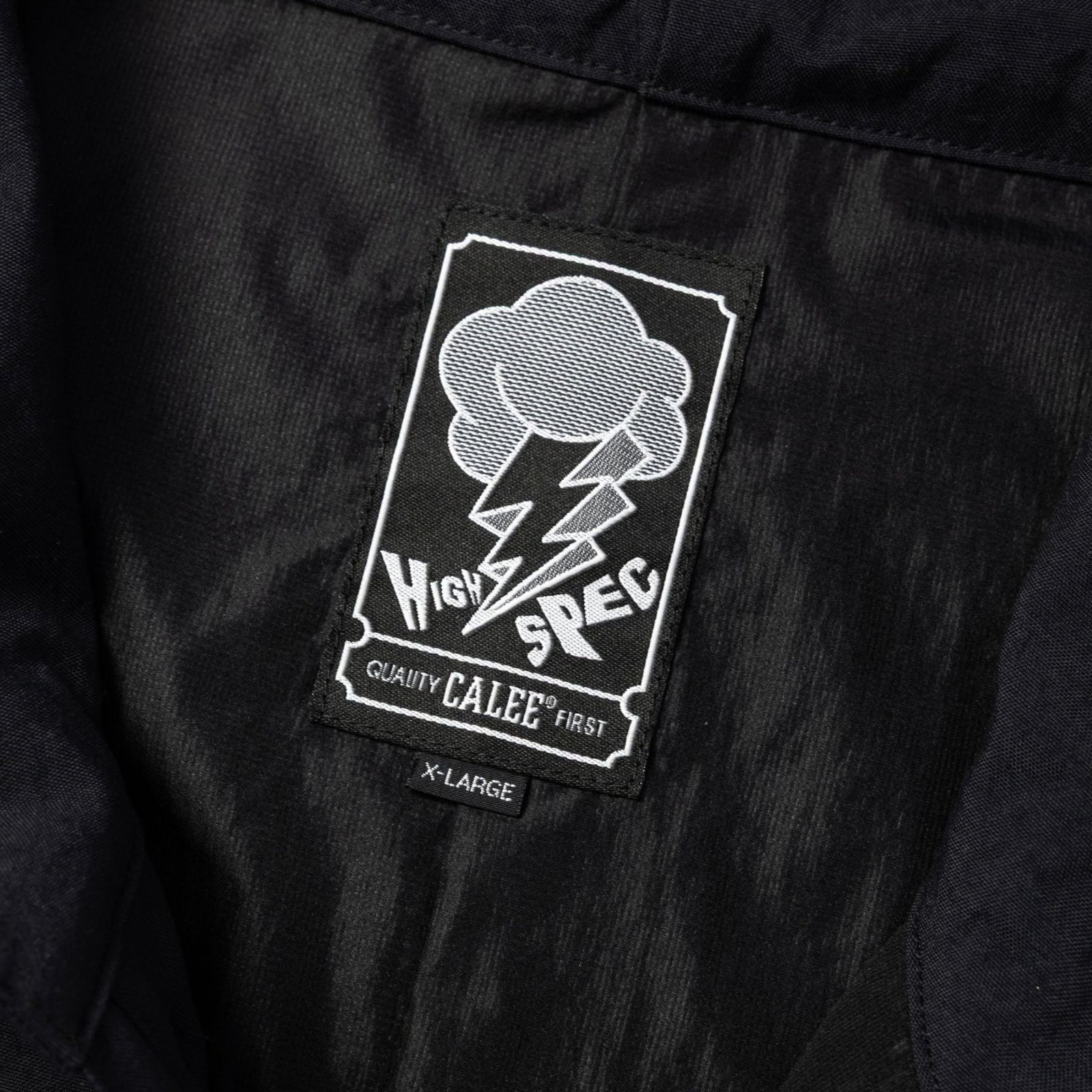 NYLON OX HOODED MODS COAT (BLACK)｜ナイロン オックスフォード モッズコート｜CL-26AWJKT003EX