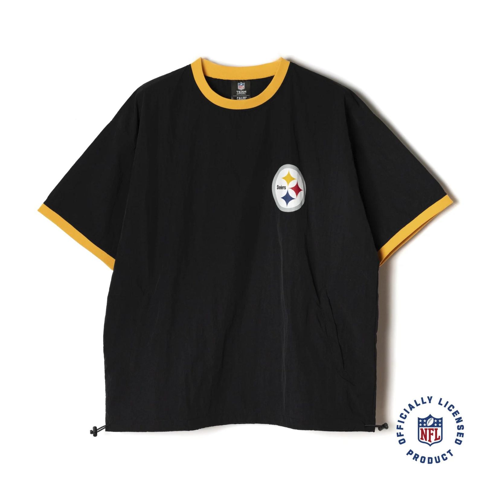 CALEE - × NFL RAIDERS S/S NYLON GAME SH (BLACK) / ナショナル 