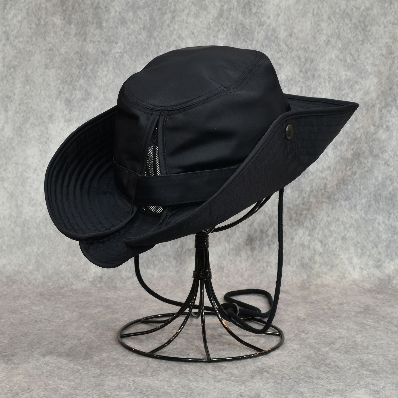 French Boonie Hat "FROGMAN" (BLACK)｜ブーニーハット｜Y01017