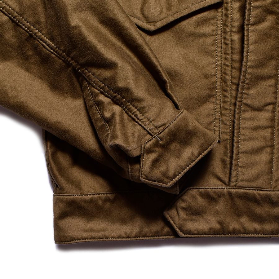 Moleskin Military Short JKT （KHA） / モールスキン ショート ジャケット  （カーキ）