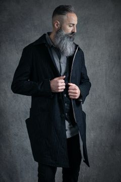 BALMACAAN COAT W/OVER PKT LINED"