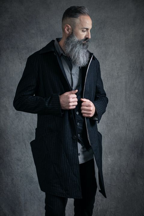 BALMACAAN COAT W/OVER PKT LINED"
