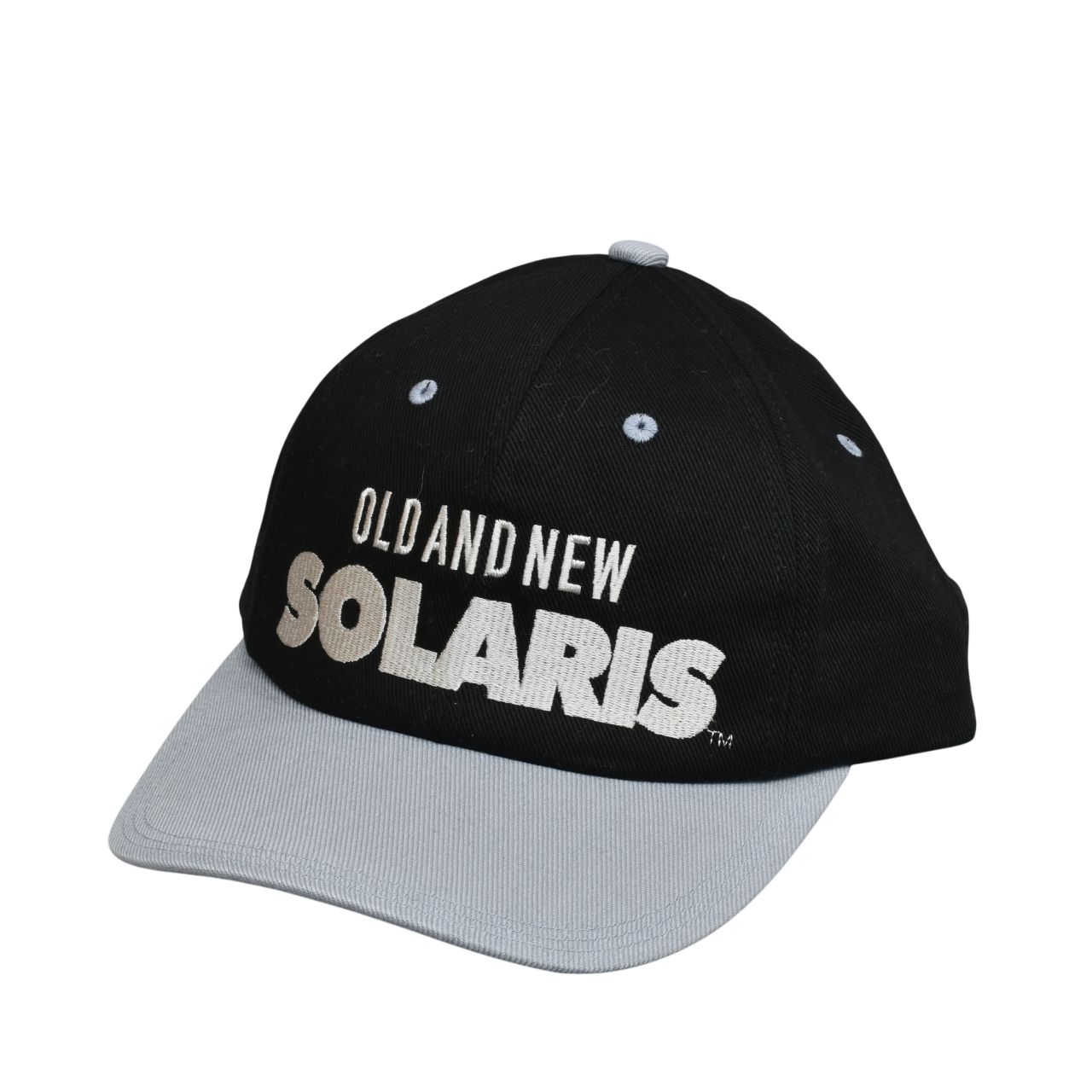 [FOOTBALL] Curved Visor Cap "TRAPBOY" (BLACK×ICE GRAY)｜キャップ｜Y01008