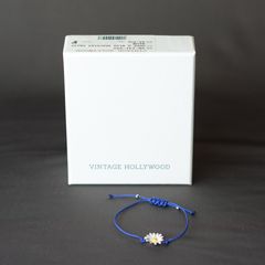 MAKE A WISH BRACELET DAISY (BLUE)