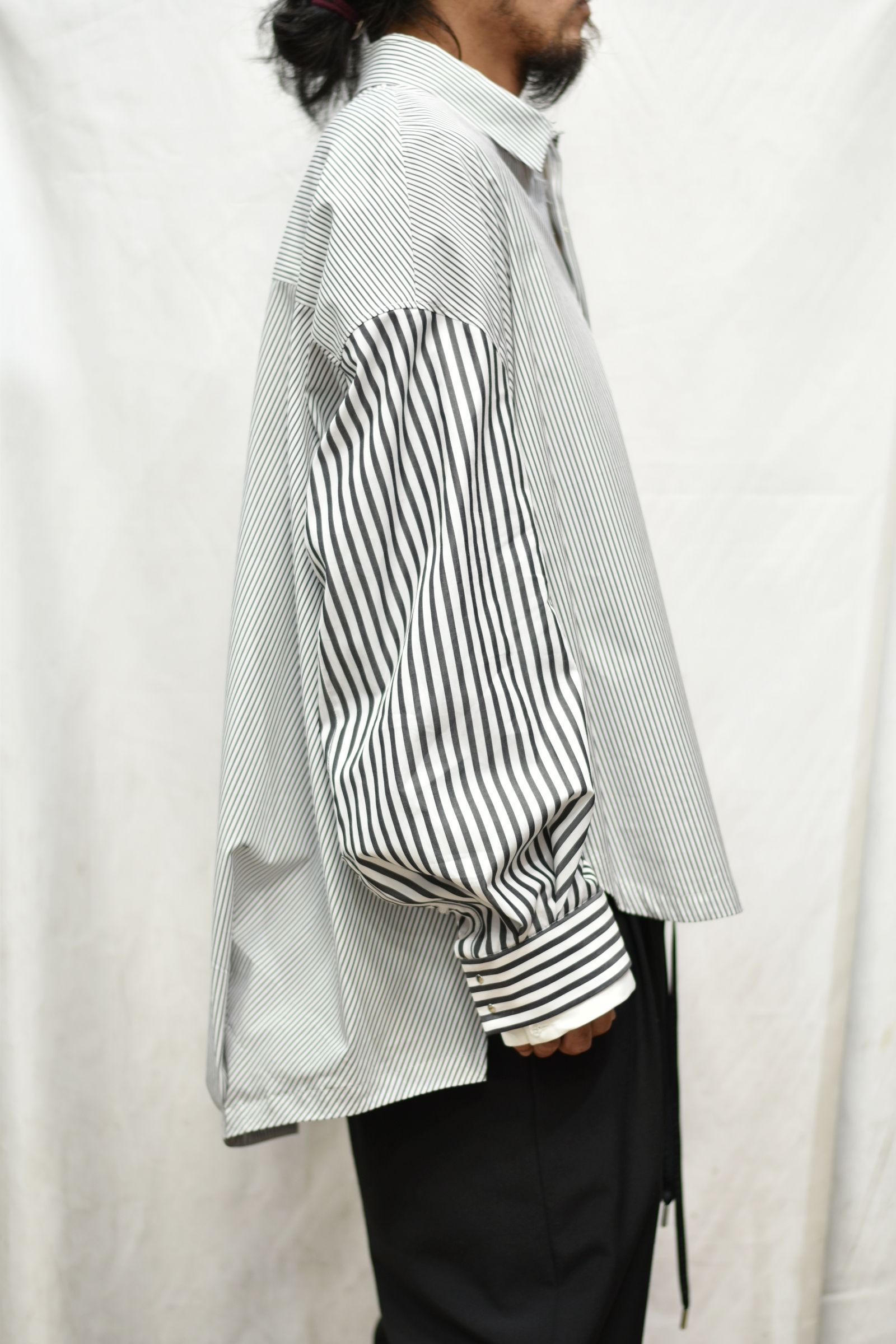 カフスレイヤーシャツ / LB21FW-SH02-AL (STRIPE)