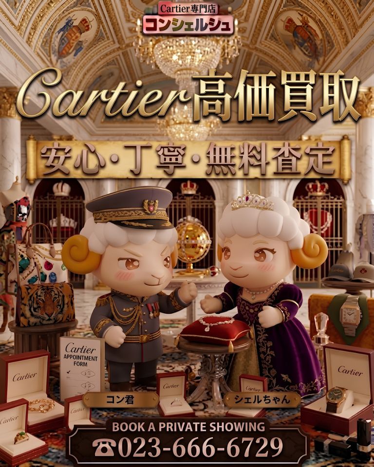 【Cartier（カルティエ）】高価買取実施中！