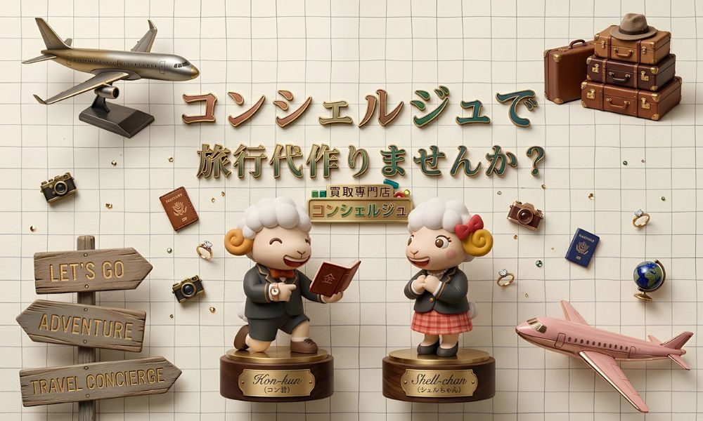 コンシェルジュで旅行代作りませんか？ご売却は買取専門コンシェルジュまで