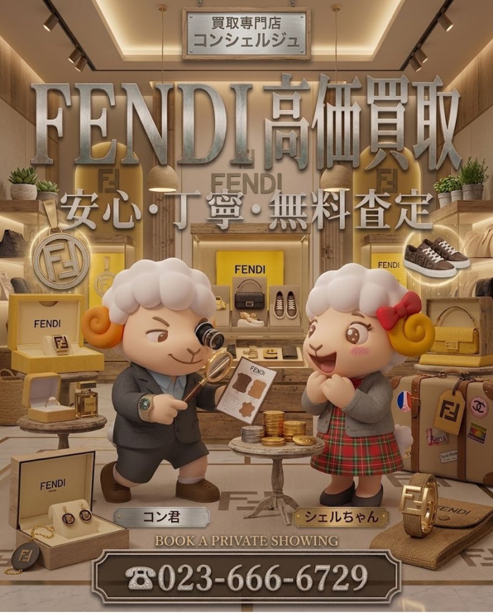 【FENDI（フェンディ）高価買取実施中！】