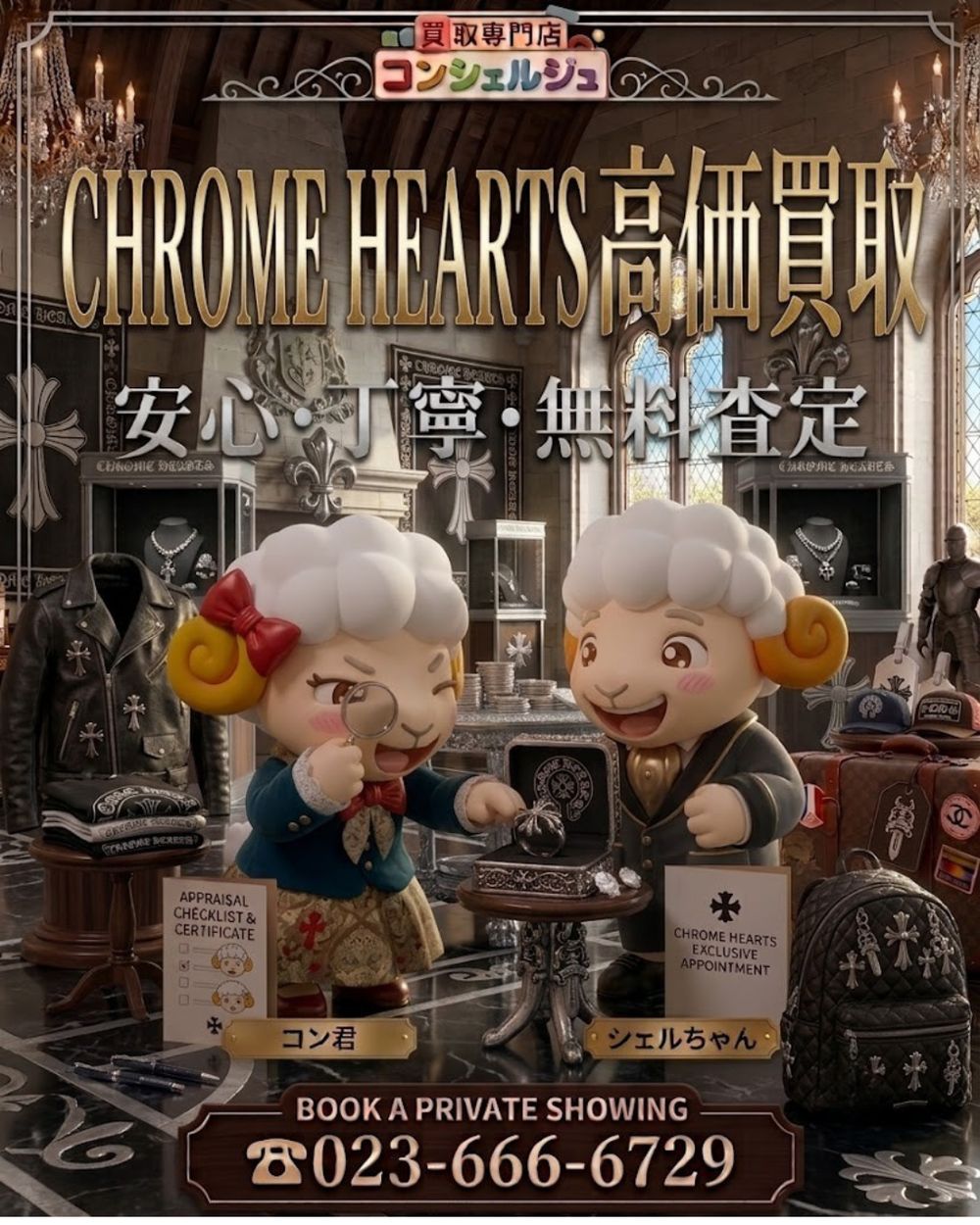 【CHROME HEARTS（クロムハーツ）】高価買取実施中！