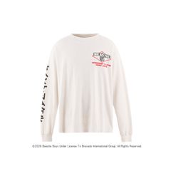 【コラボ】SM-MK8-0000-C24 / BTB_LS T-SHIRT / BEASTIEBOYS / WHT / Tシャツ (ホワイト)