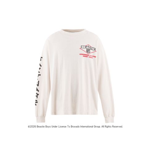 【コラボ】SM-MK8-0000-C24 / BTB_LS T-SHIRT / BEASTIEBOYS / WHT / Tシャツ (ホワイト)