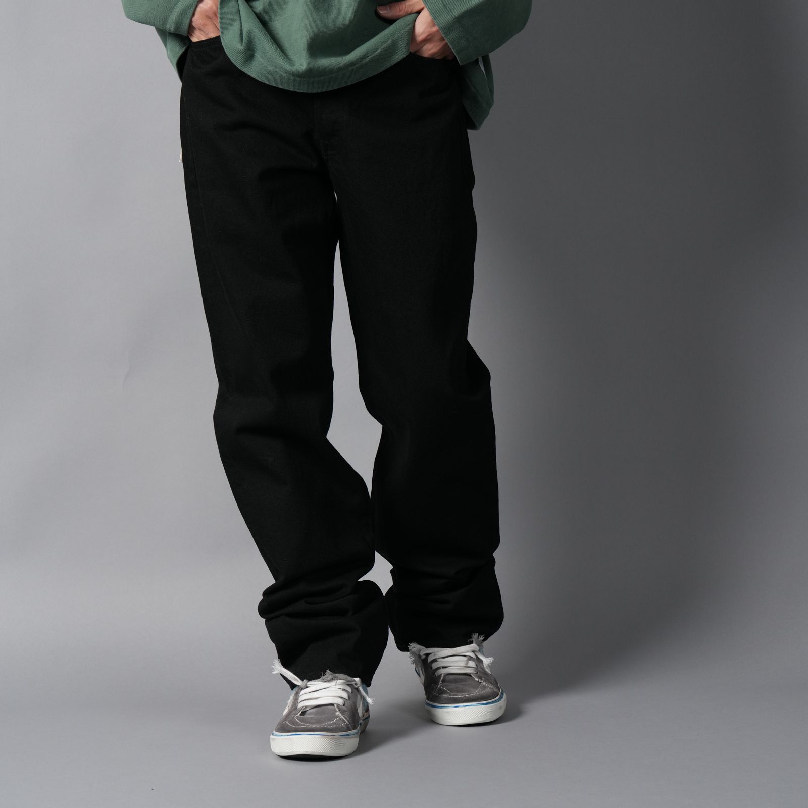 SAINT M×××××× - 【残りわずか】SM-MK8-0000-077 / BLACK DENIM PANTS