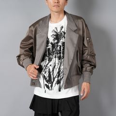 【ラスト1点】TAILORED MA-1 JACKET / テーラード エムエーワンジャケット (ブラウン)