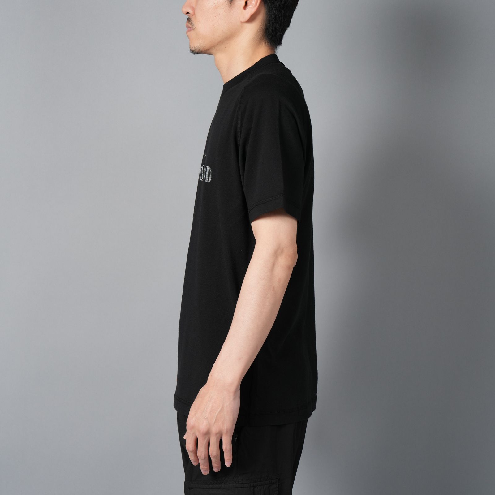 【関税込み】Stone  ブラック ガーメントダイ Tシャツ STONE ISLAND - 【ラスト1点】2100037 ORGANIC COTTON JERSEY