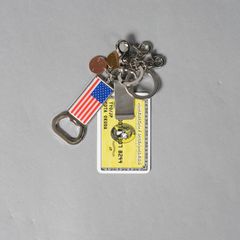 【再入荷】MONEY CLIP KEYRING (STELL) / マネークリップキーリング (シルバー/イエロー)