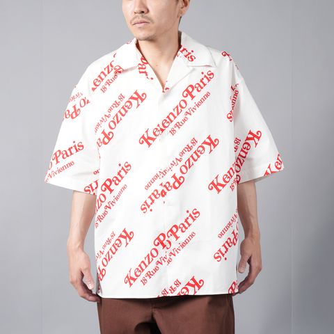 【限定】 KENZO x VERDY / KENZO BY VERDY SS SHIRT / 半袖シャツ (オフホワイト)