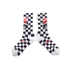 SM-HR1-0000-106 / SOCKS / EYE / BLACK+WHITE / ソックス (ブラック/ホワイト)
