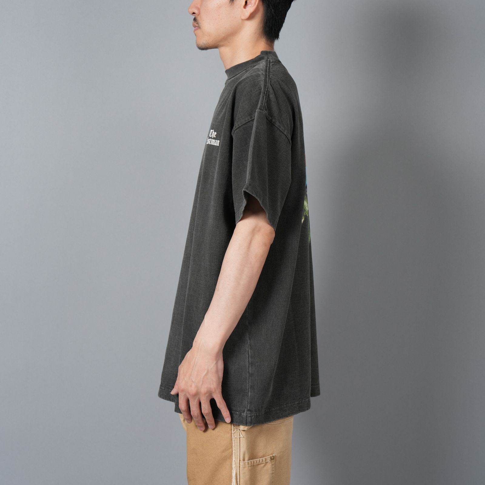 【残りわずか】PRINTED TEE SHIRTS "TRUCKER" / プリントTシャツ トラッカー / Tシャツ (ブラック)